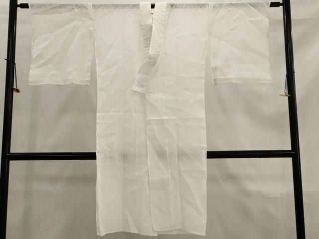 平和屋着物＊夏物　長襦袢　流水紋紗　白色　AABK2814st