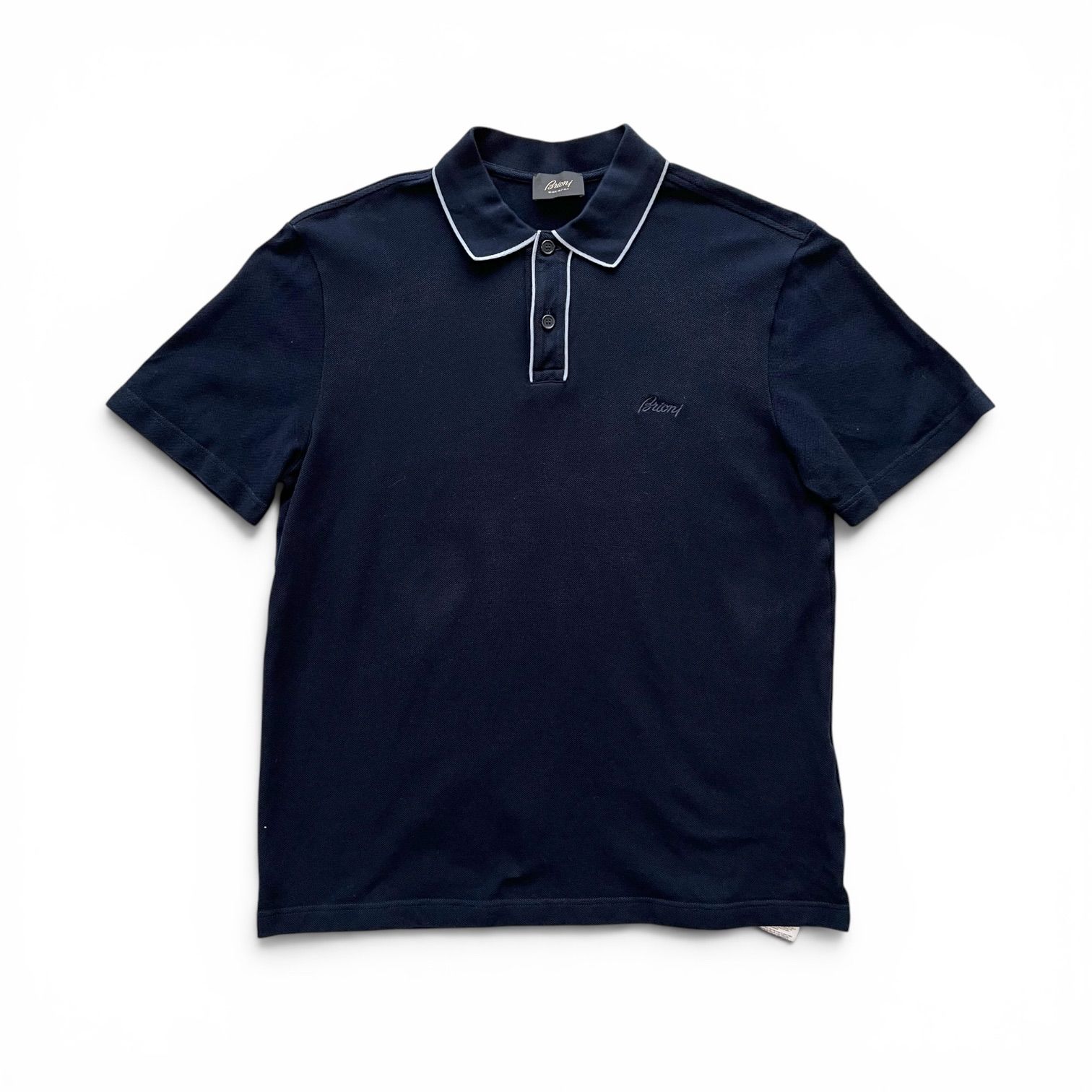 Brioni ブリオーニ Logo embroidered polo shirt ロゴ ポロシャツ