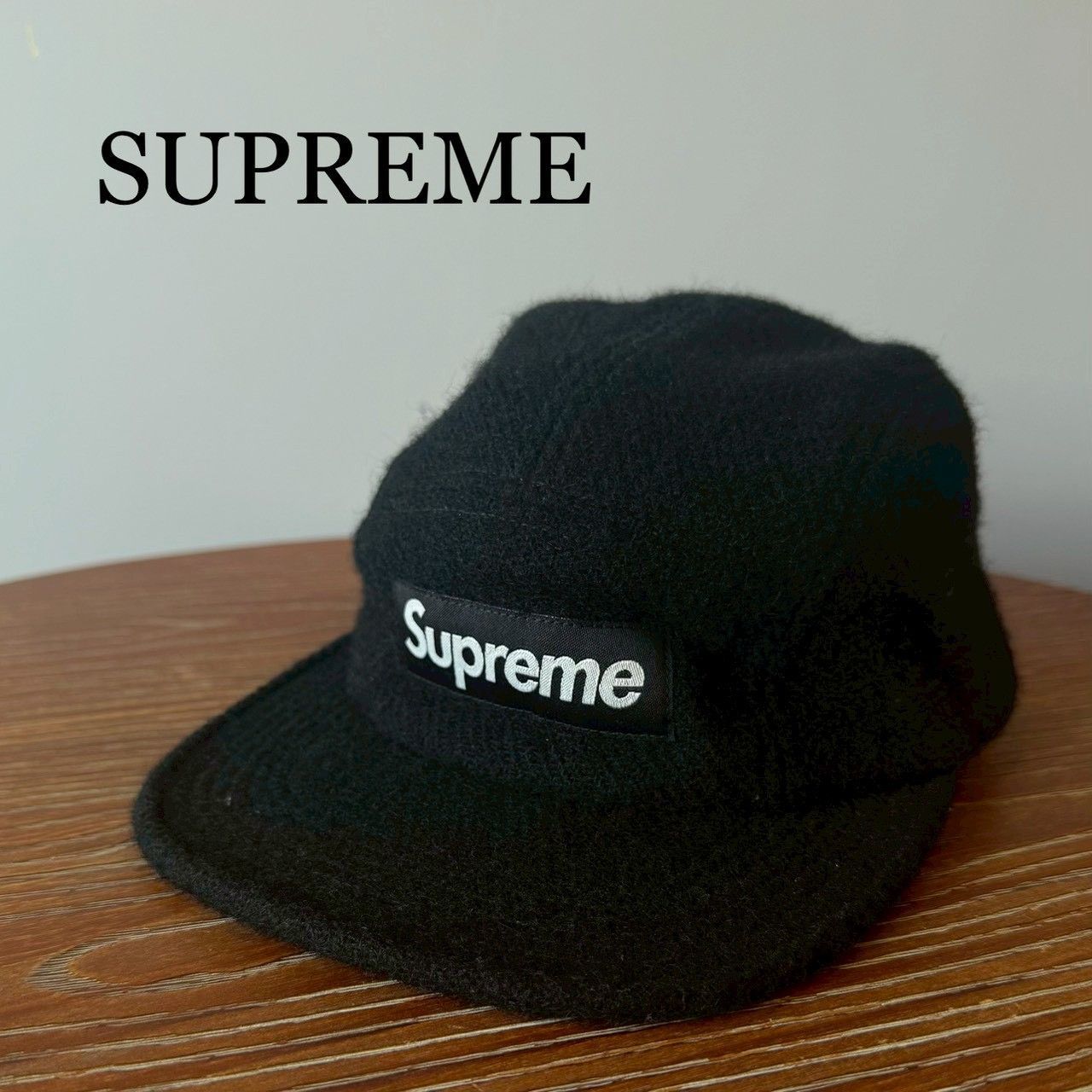 『SUPREME』シュプリーム ハリスツイード キャップ ボックスロゴ ジェットキャップ