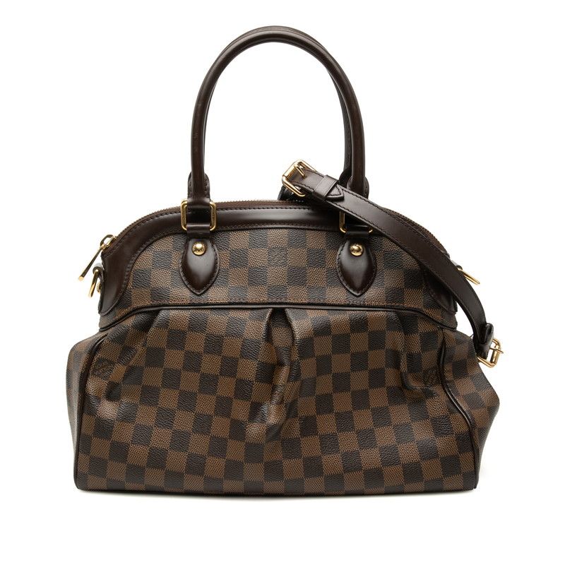ルイ ヴィトン ダミエ トレヴィPM ハンドバッグ ショルダーバッグ 2WAY N51997 ブラウン PVC レザー レディース LOUIS VUITTON【1-0257261】 75,900円