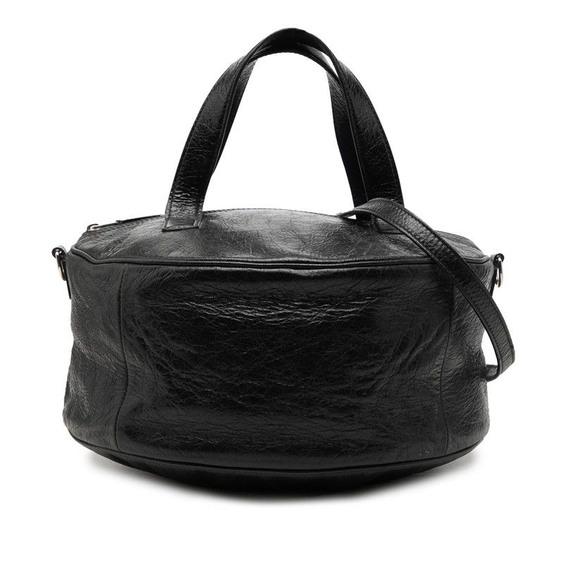 バレンシアガ エアホーボー ハンドバッグ ショルダーバッグ 2WAY 466844 ブラック レザー レディース BALENCIAGA【1-0275773】