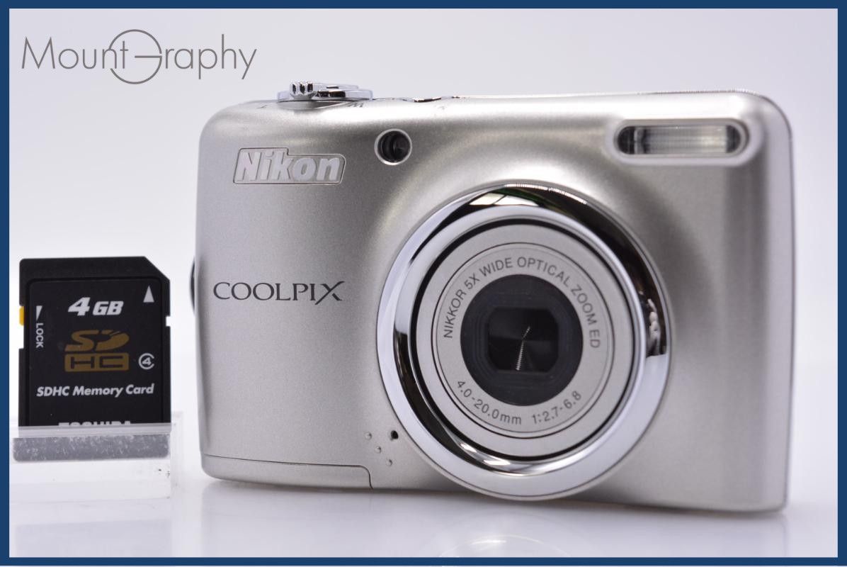 [Operation Guarantee] Nikon COOLPIX L23 5x AA battery specification with memory card included, free of charge #am8114