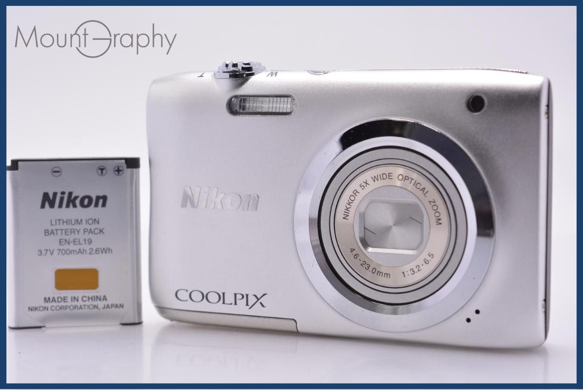 【動作保証】 ニコン Nikon COOLPIX A100 5x バッテリー付属 同梱無料 #am8123