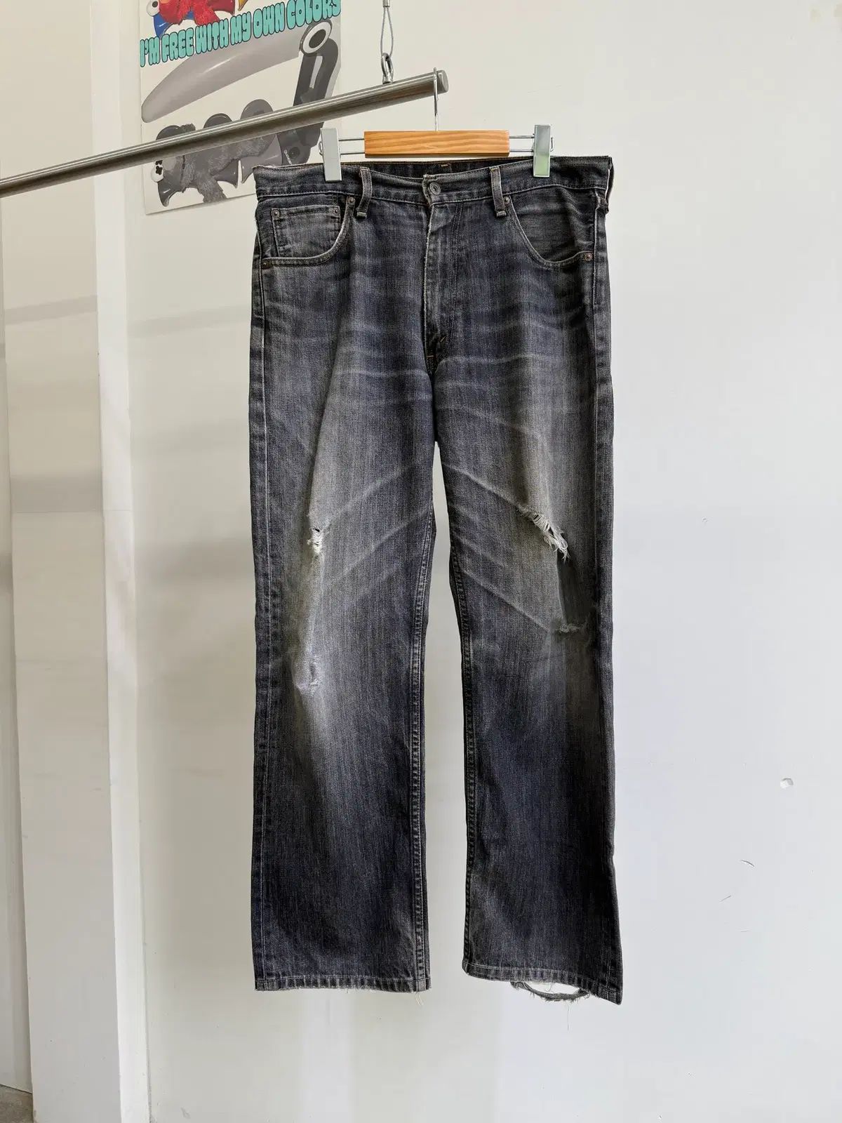 LEVIS 503 (Made in Japan) ブラックデニム パンツ