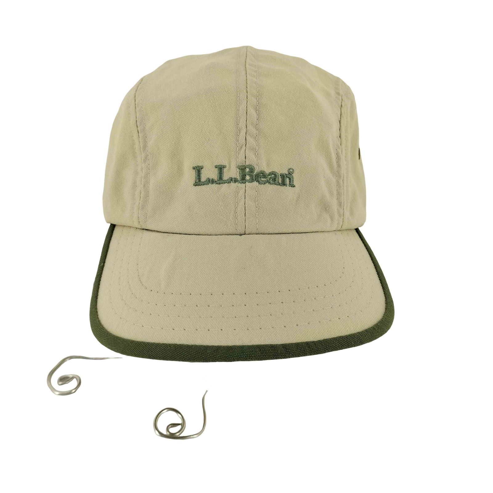 エルエルビーン L.L.Bean 90S パイピングロゴ刺繍ワークキャップ メンズ 表記無