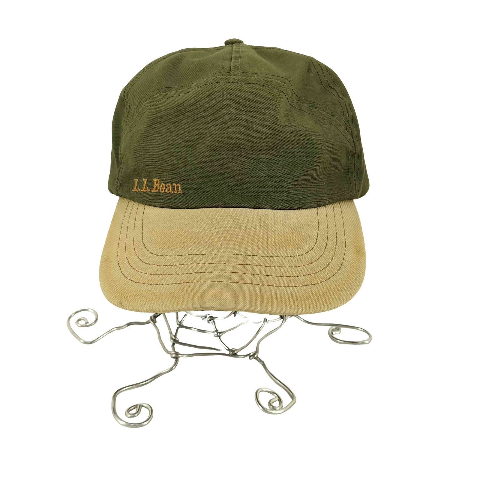エルエルビーン L.L.Bean 80-90S USA製 ロゴ刺繍ジェットキャップ メンズ 表記無