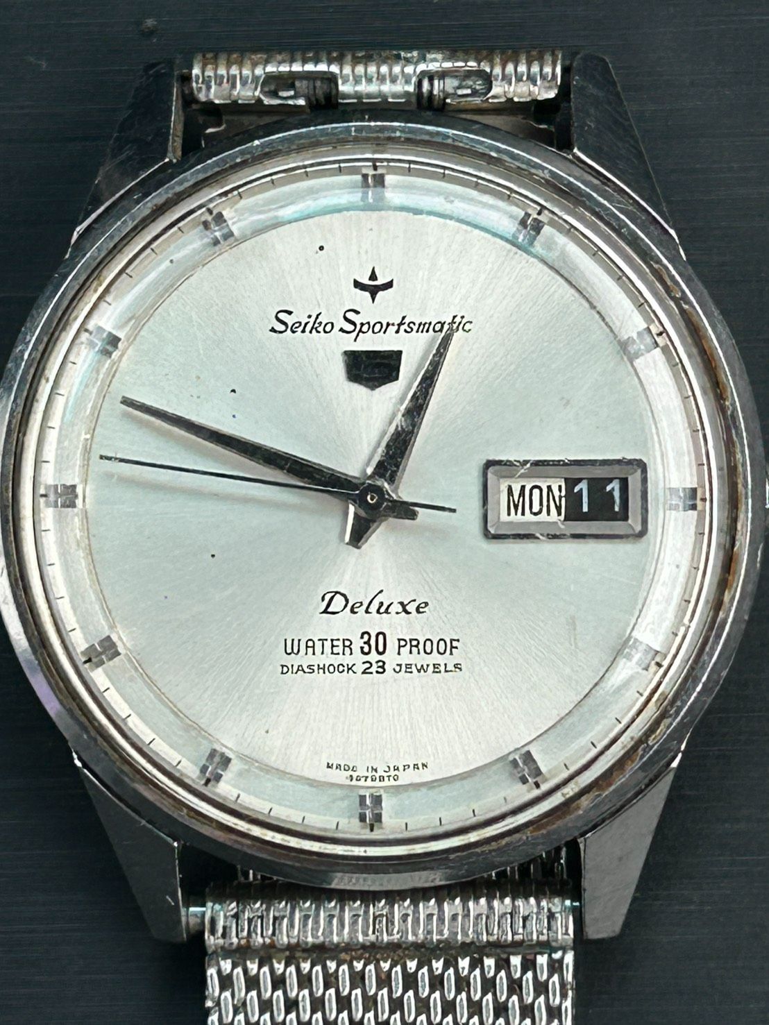 SEIKO Sportsmatic 5 Deluxe 自動巻 稼働