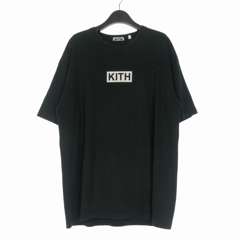 キスニューヨークシティ KITH NYC ボックスロゴ プリント クルーネック