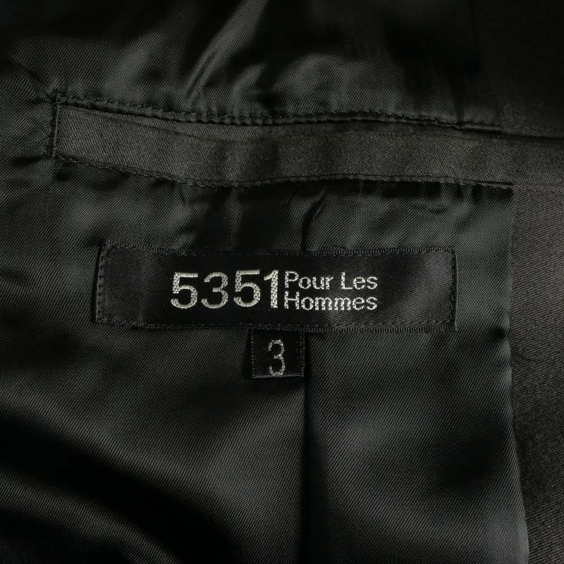 5351プールオム 5351 POUR LES HOMMES ベルト付き レザーパイピング