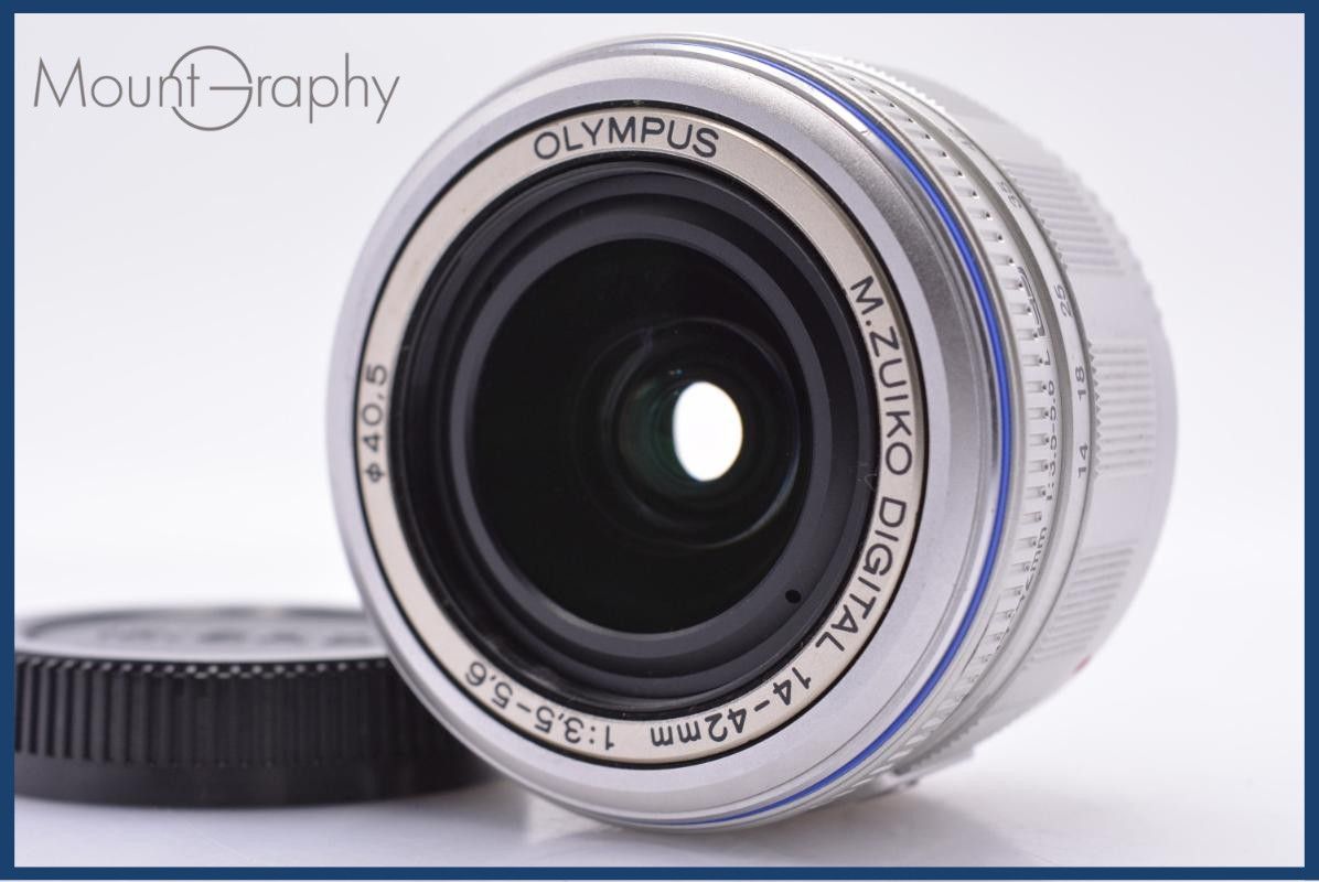 【動作保証】 オリンパス Olympus M.ZUIKO DIGITAL 14-42mm F3.5-5.6 L ED 後キャップ付 同梱無料 #yk9155