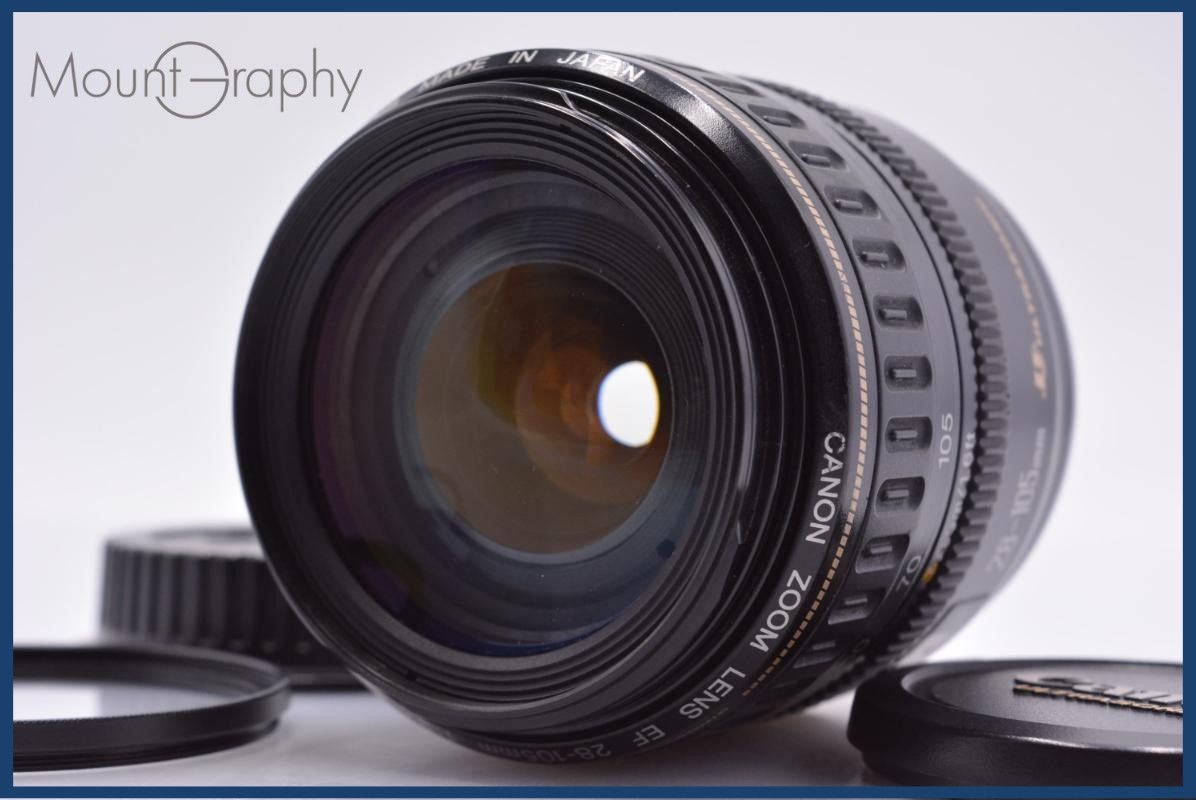 【動作保証】 キヤノン Canon EF 28-105mm F3.5-4.5 USM 前後キャップ&レンズフィルター付 同梱無料 #yk9165