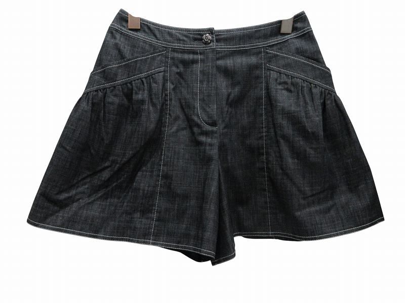 ルネ Rene ショートパンツ デニム風 6425004A ブラック 34 レディース