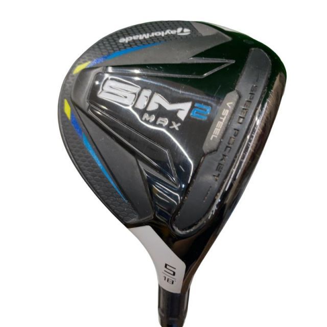 【中古】 テーラーメイド SIM2 MAX 5W フェアウェイウッド FW TENSEI BLUE TM50(SIM2 FW) (フレックスSR) メンズ 男性用 右利き 右用 Cランク ゴルフクラブ