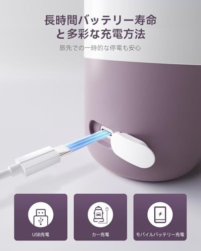 comfyer ポータブルミルクウォーマー 旅行用、急速加熱&長持ちバッテリー搭載 携帯ボトルウォーマー、340ml大容量 即時母乳・粉ミルク・湯温め器、車や飛行機の旅にmt ef41ea25 comfyer ポータブルミルクウォーマー 旅行用、急速加熱&長持ちバッテリー搭載 携帯ボトルウォーマー、340ml大容量 即時母乳・粉ミルク・湯温め器、車や飛行機の旅にmt ef41ea25
