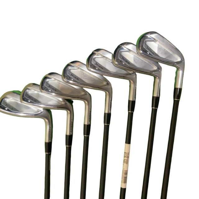 【中古】 ダンロップ SRIXON ZXi4 7S アイアンセット IR 純正特注シャフト (フレックスS) メンズ 男性用 右利き 右用 Cランク ゴルフクラブ