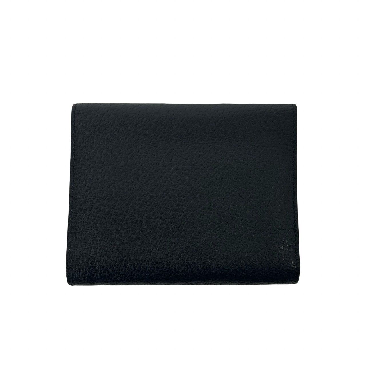 極 美品 GUCCI グッチ ホースビット 金具 レザー 本革 三つ折り 財布
