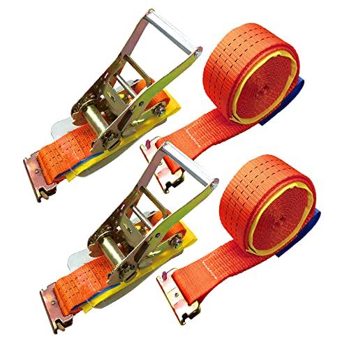 ベストアンサー ラッシングベルト レール 破断荷重 2000kg ベルト幅 50mm 固定側 1m 巻側 3m 5m 荷締め 固定 ラチェット式 ワンピースフック 固定1m 巻5m 2本セットAR