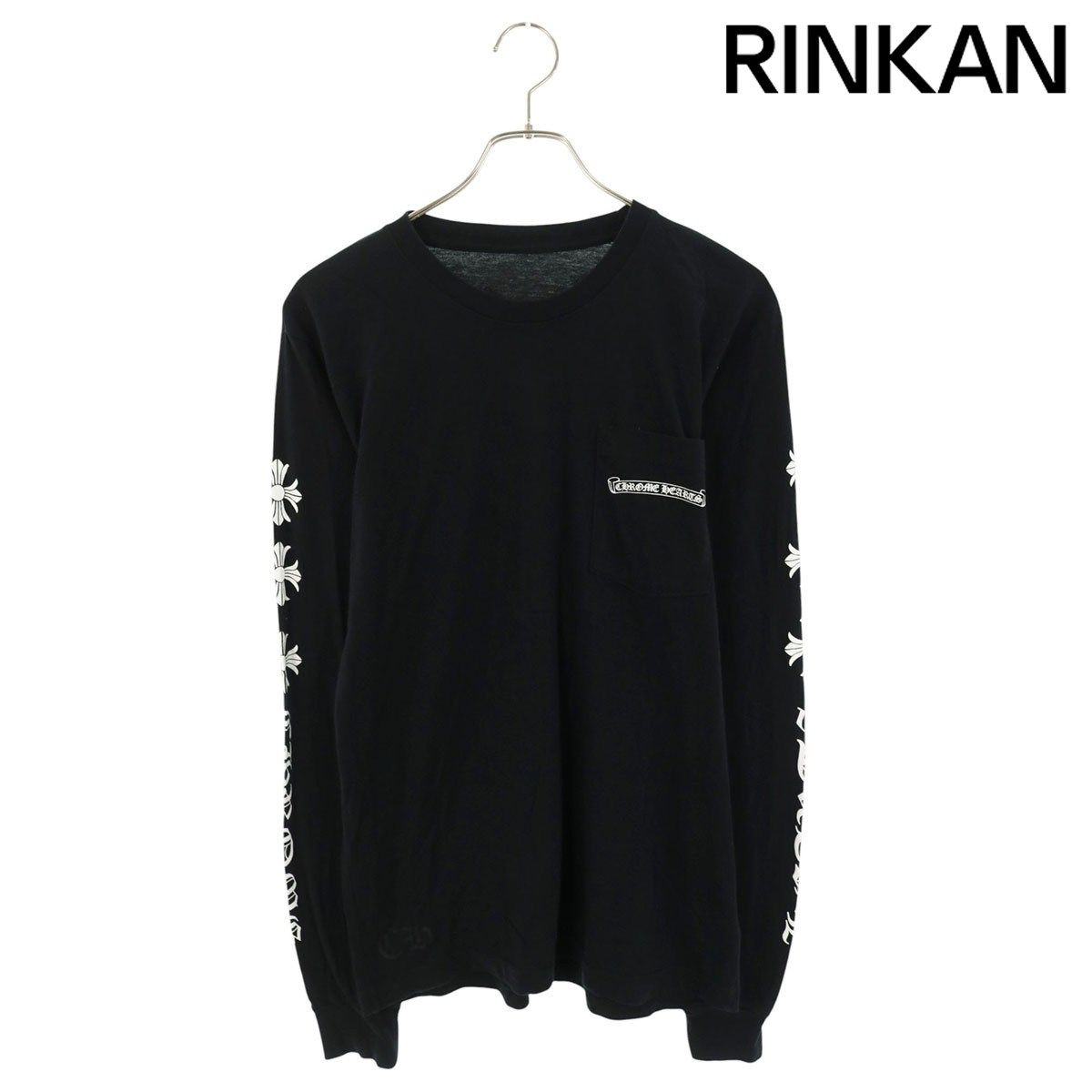 クロムハーツ CH L/S /1 袖プラスロゴプリント長袖カットソー メンズ M