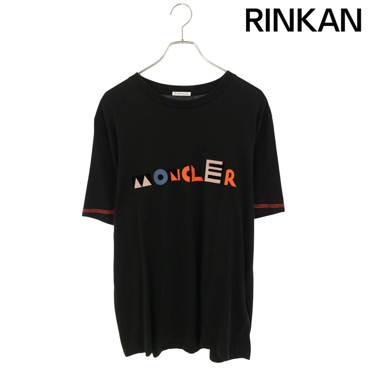 モンクレール F20918C76510 フロッキーロゴTシャツ メンズ L