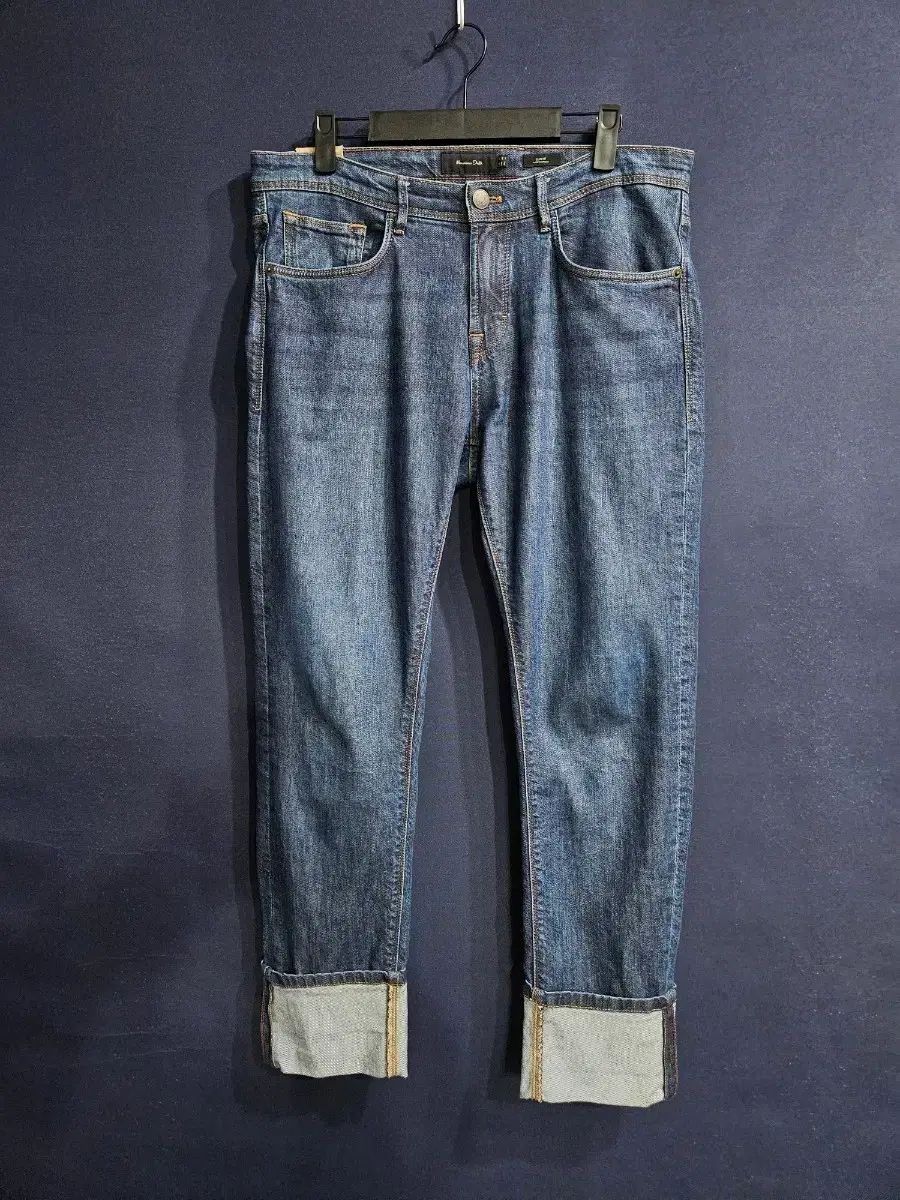 マッシモ ドゥッティ DARK BLUE メンズ スリムフィット ウエスト 32 デニムパンツ