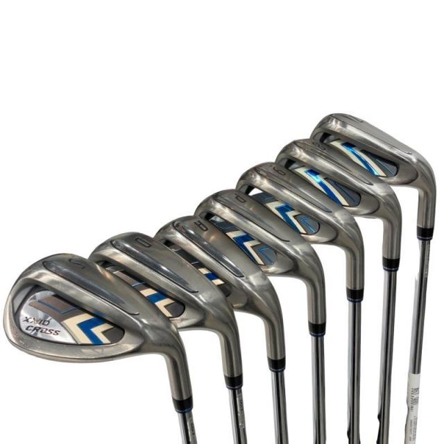 【中古】 ダンロップ XXIO CROSS(2021) 7S アイアンセット IR NS PRO 860GH D.S.T for XXIO (フレックスR) メンズ 男性用 右利き 右用 Cランク ゴルフクラブ