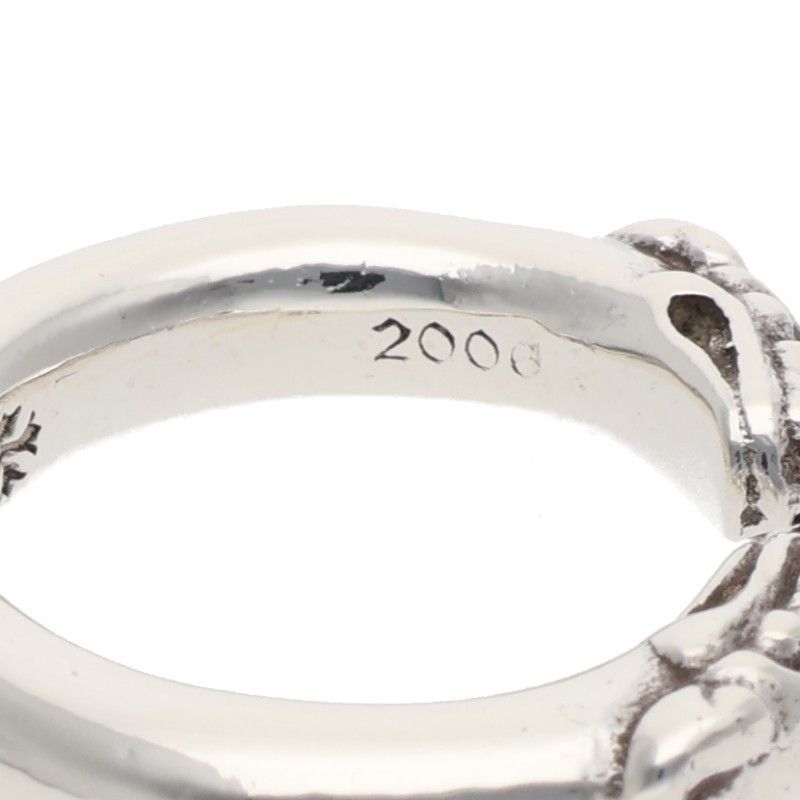 クロムハーツ DOUBLE DOG RING/ダブルドッグ シルバーリング メンズ 12