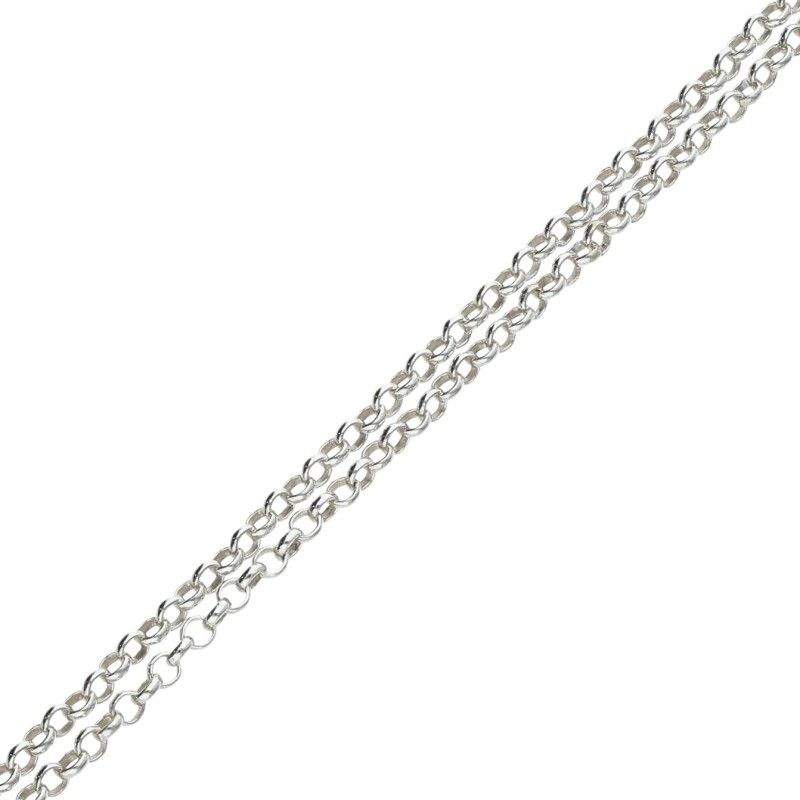 クロムハーツ NECKCHAIN R24/ロールチェーン24inch シルバーネックレス