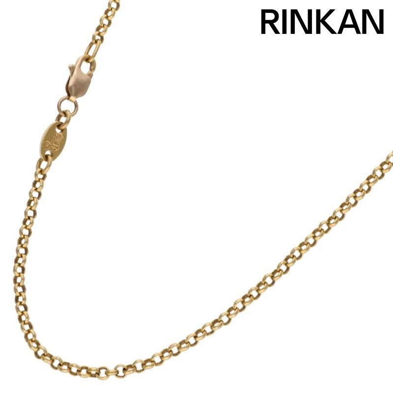 クロムハーツ 22K NECKCHAIN R20/ロールチェーン20inch ゴールドネックレス メンズ 20inch