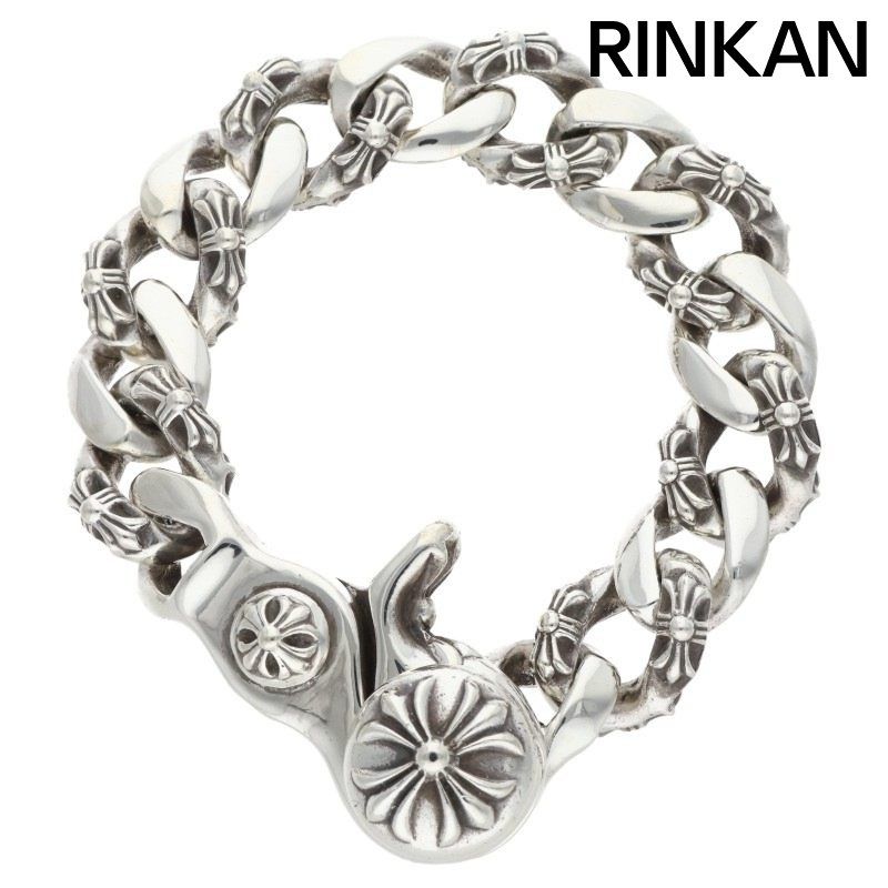 クロムハーツ FNCY CHN LNK/ファンシーリンククリップ シルバーブレスレット メンズ 13LINK