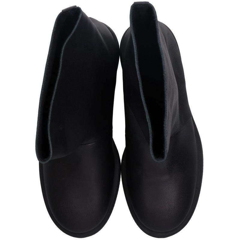 ヨウジヤマモト SOFT MATT BK HIGH-TOP BOOTS FP-E07-762 レザーブーツ