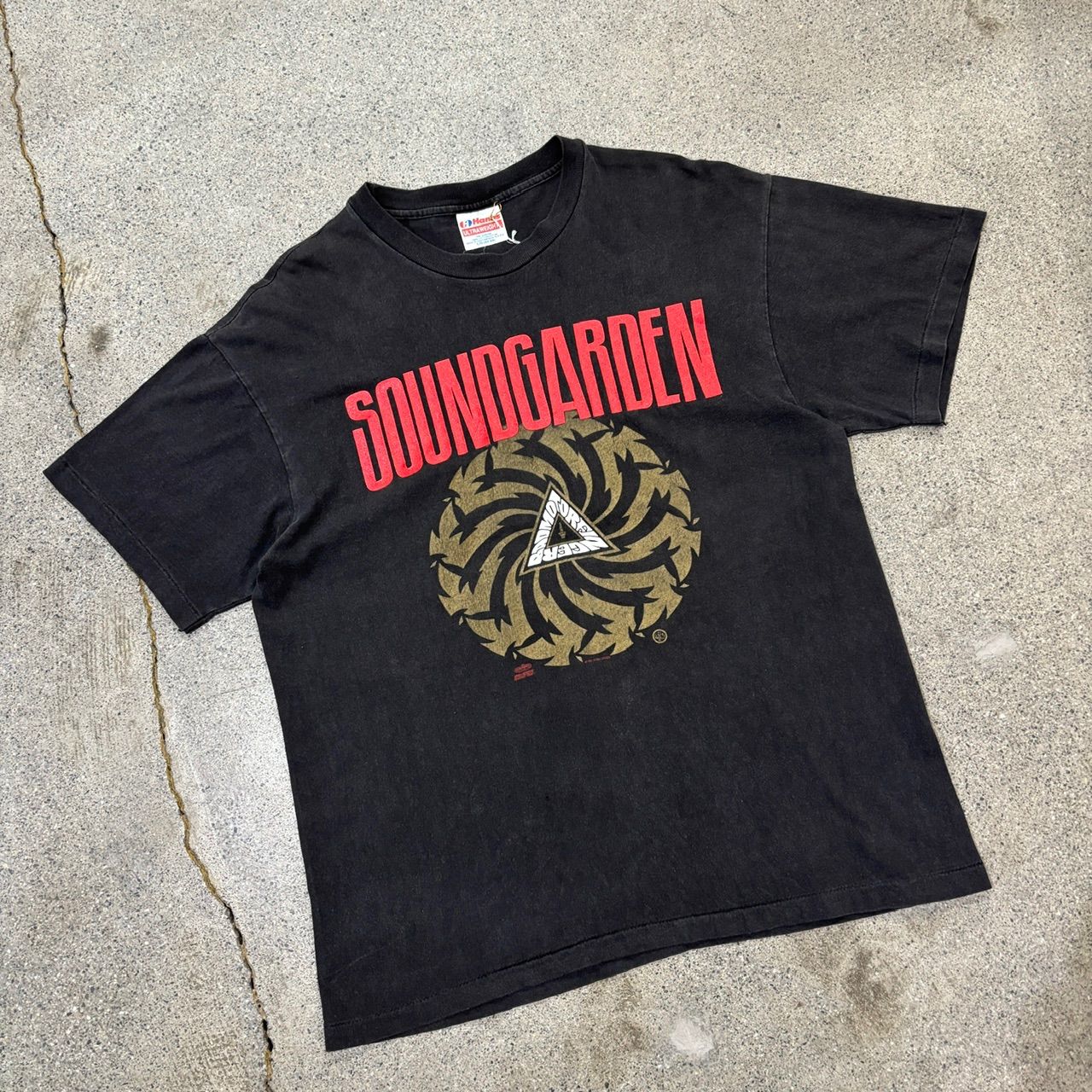 【Sound Garden】90s Bad motor finger Printed T-Shirt L 