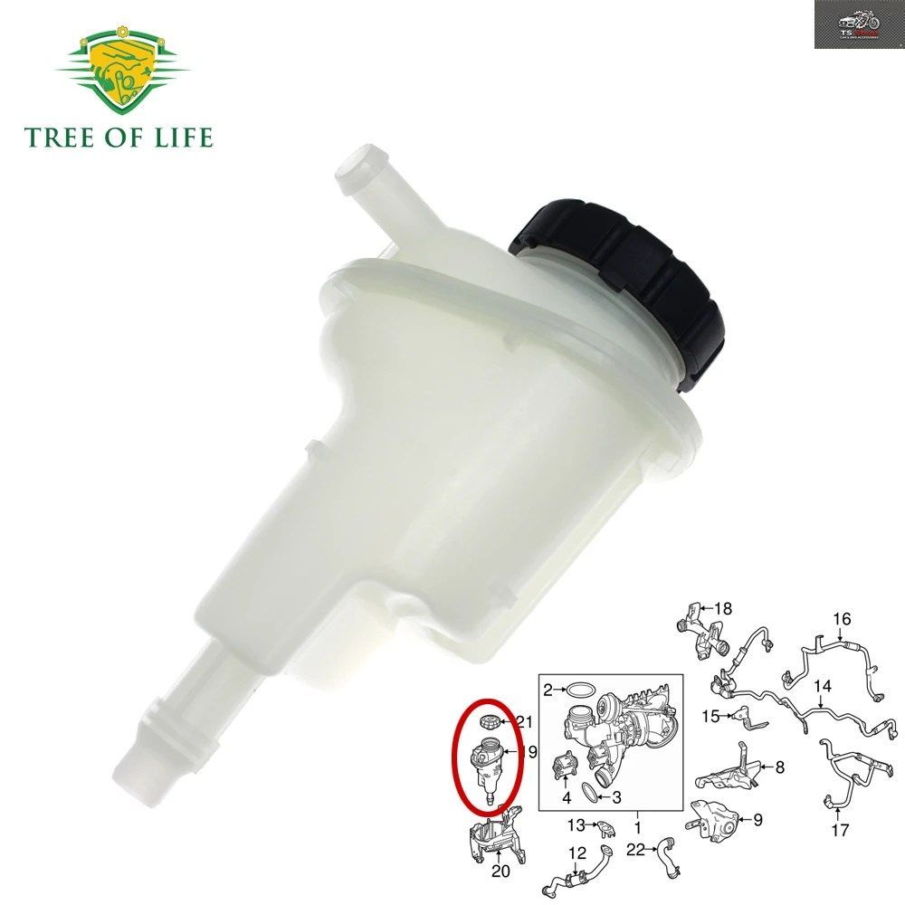 TURBO INTERCOOLER COOLANT EXPANSION TANK MERCEDES C/E/M/S/SL/SLK/CLK/CLS/GLE-CLASS W205 W166 X166 X253 C207 M276 2762000000