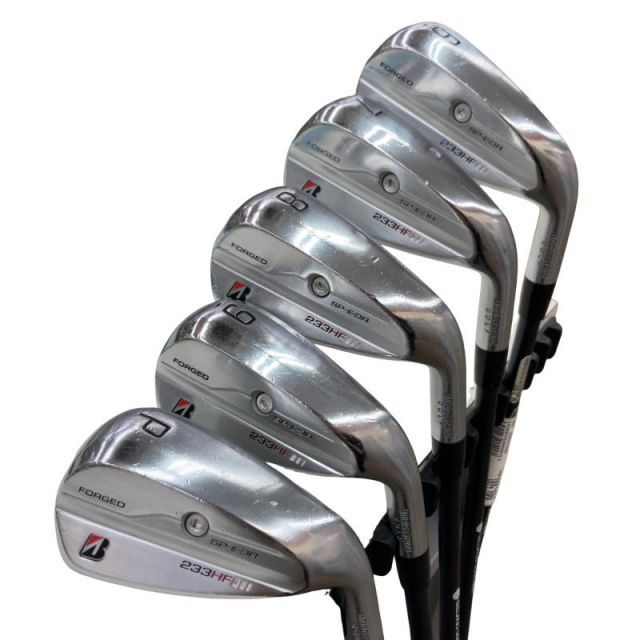 【中古】 ブリヂストン BRIDGESTONE 233HF 5S アイアンセット IR VANQUISH BS50i (フレックスS) メンズ 男性用 右利き 右用 Cランク ゴルフクラブ