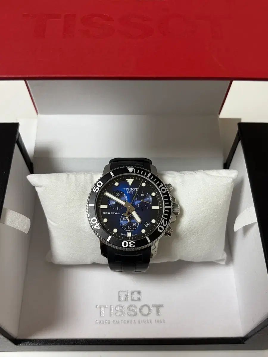 TISSOT ティソ シースター1000 クロノグラフ デニム版