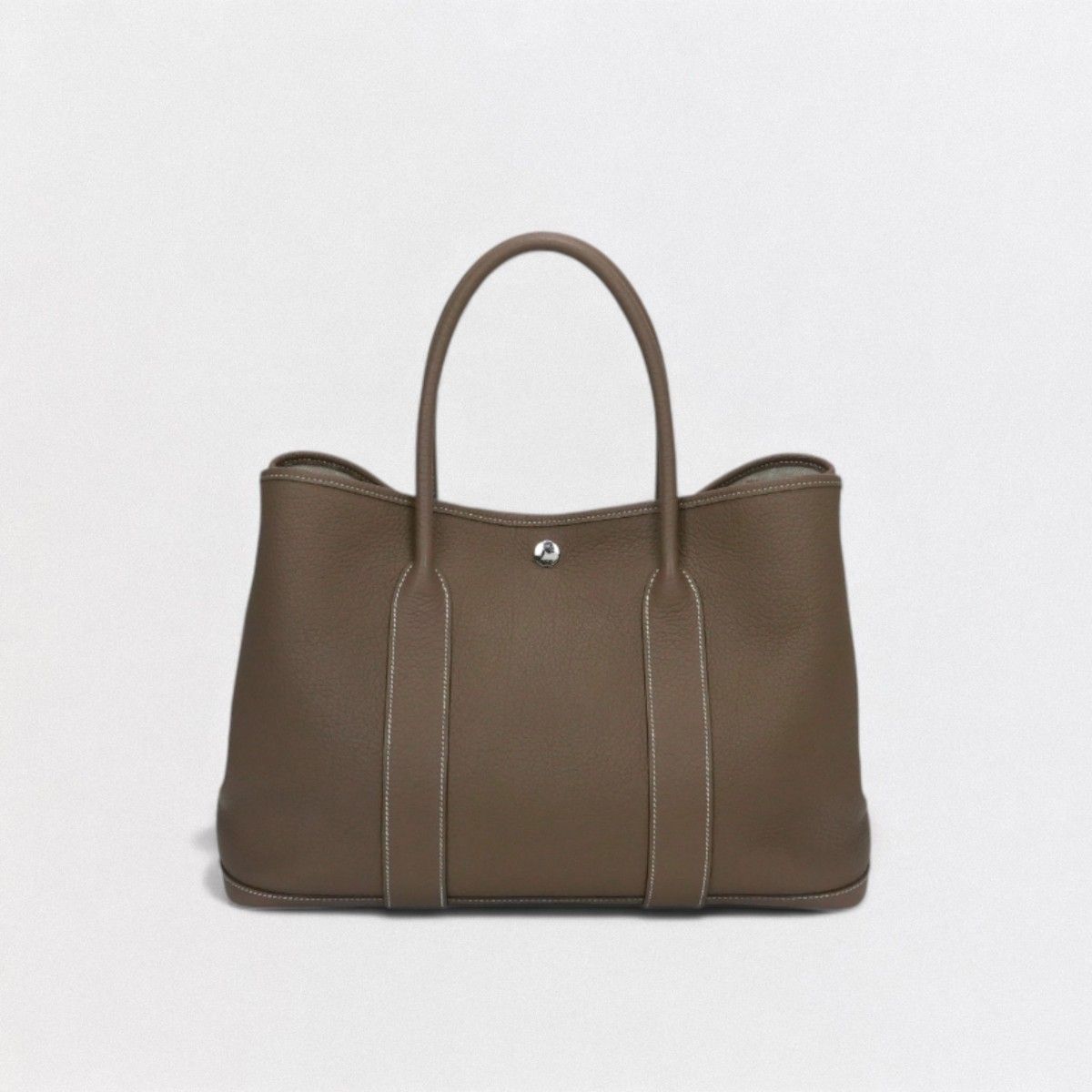 エルメス HERMES ガーデンパーティPM ガーデンパーティ PM ガーデンパーティ36 ガーデンパーティー バッグ トートバッグ カントリー エトゥープ Etoupe グレー Gray シルバー金具