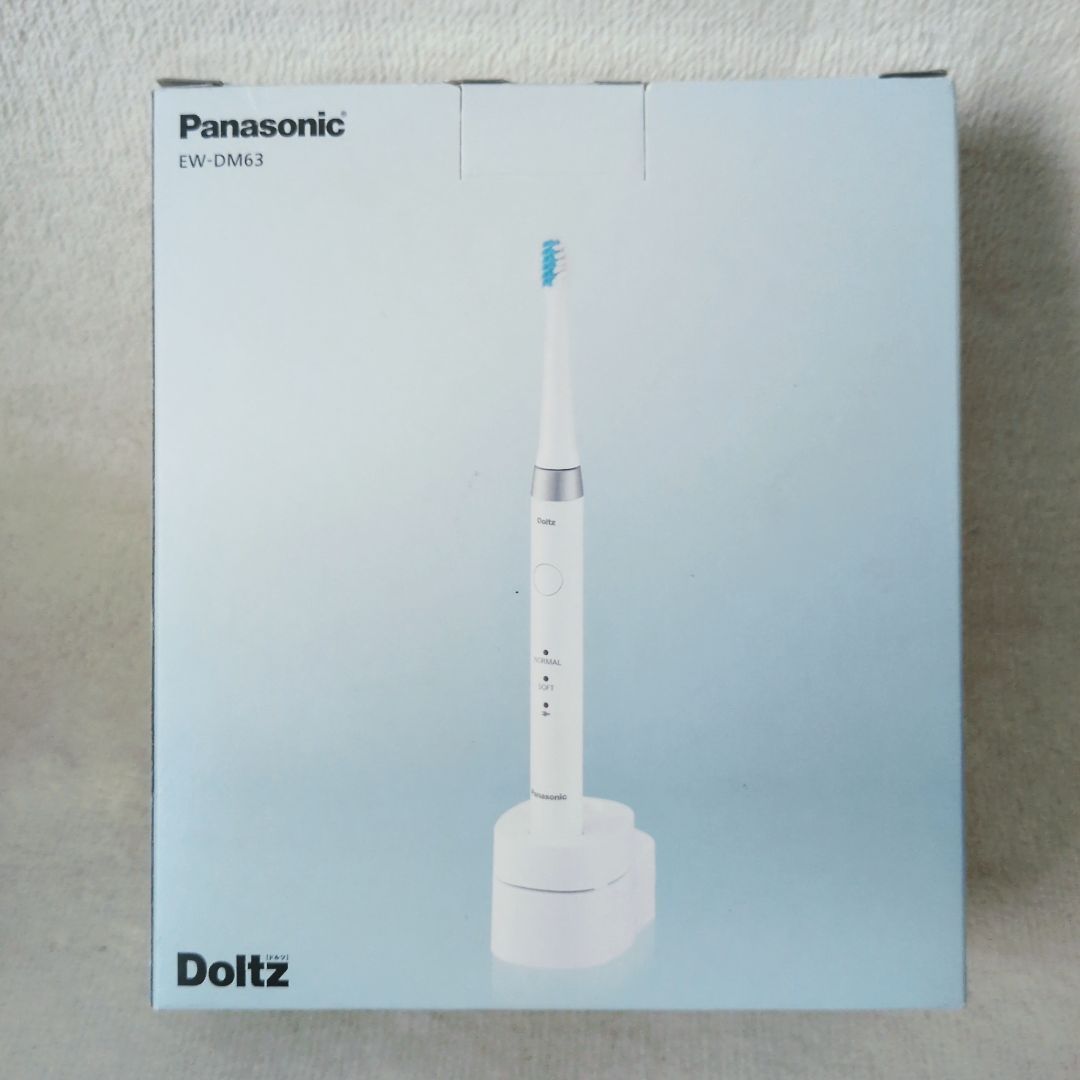 新品・未使用】パナソニック 電動歯ブラシ ドルツ スリム 白 EW-DM63-W