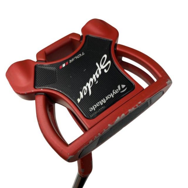 【中古】 テーラーメイド Spider Tour RED(サイトライン) 33インチ パター PT スチール (フレックスその他) メンズ 男性用 右利き 右用 Cランク ゴルフクラブ