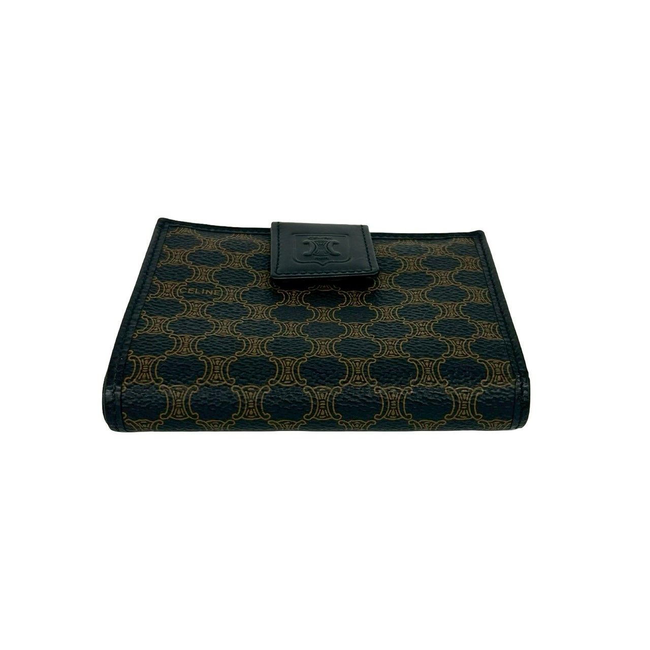 極 美品 CELINE セリーヌ ヴィンテージ マカダム ブラゾン 柄 レザー