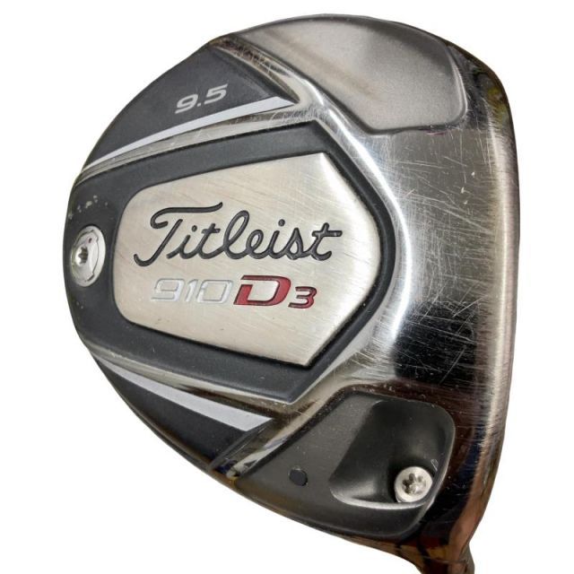 【中古】 タイトリスト 910 D3 9.5° ドライバー DR ATTAS 3 6 (フレックスS) メンズ 男性用 右利き 右用 Cランク ゴルフクラブ