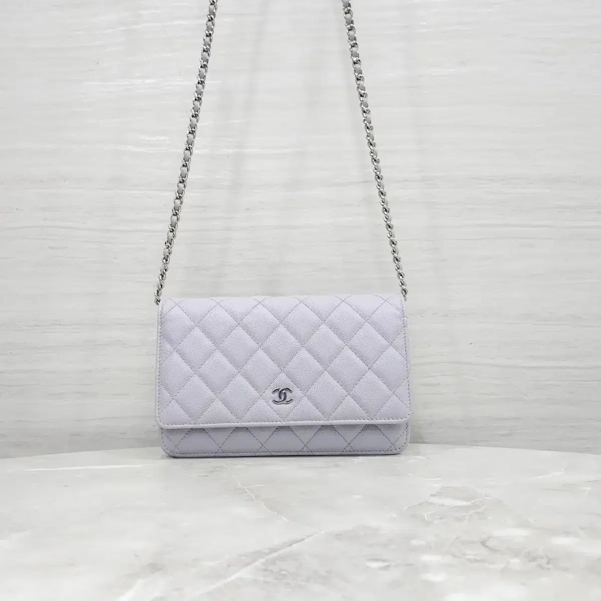 シャネル Classic WOC チェーン クロスバック キャビア 付き AP0250