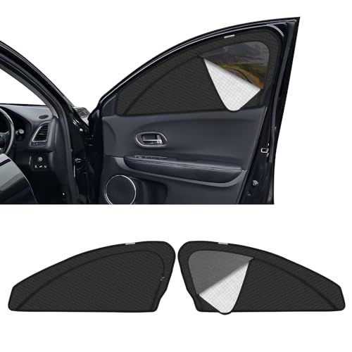 新型 ヴェゼル RU系 専用 サンシェード マグネット式 サイド用 車種専用 2in1一体式 カーシェード VEZEL RU1 RU2 RU3 RU4型 メッシュカーテン 換気 断熱 日除け メッシュサンシェード 日焼け防止 UVカット 遮光 87fb9d71