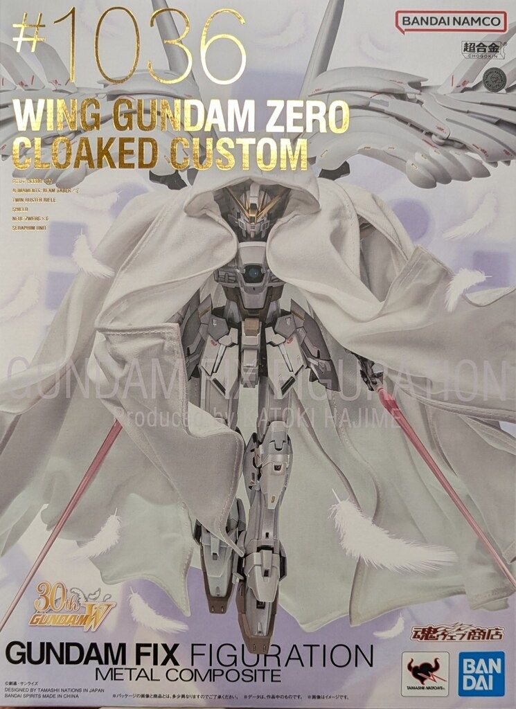 BANDAI SPIRITS GUNDAM FIX FIGURATION METAL COMPOSITE GUNDAM W 30th ウイングガンダムゼロ クロークドカスタム ＃1036