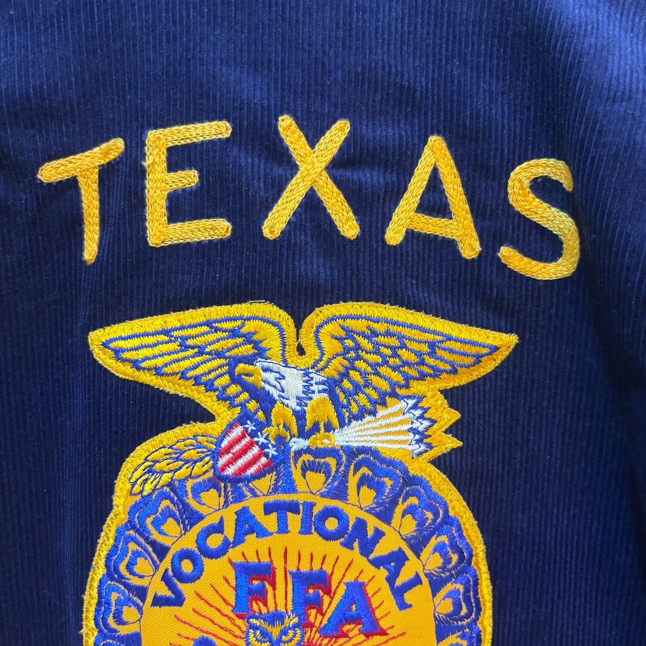 70s FFA コーデュロイジャケット TEXAS CARTHAGE サイズ36 USA製