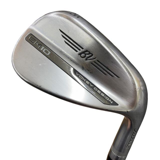 【中古】 タイトリスト VOKEY SPIN MILLED SM10 ツアークロム 46°/10°F ウェッジ WG 純正特注シャフト (フレックスその他) メンズ 男性用 右利き 右用 Cランク ゴルフクラブ