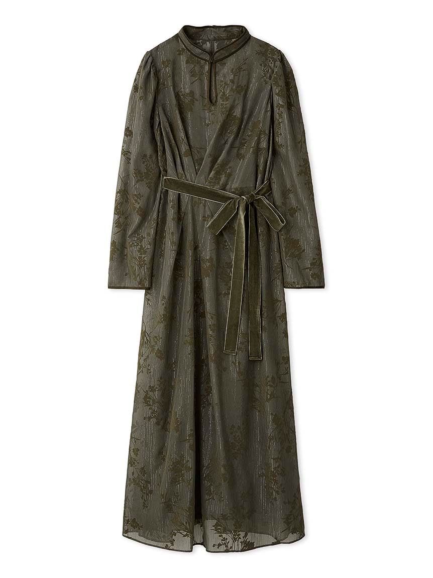 新品 [スナイデル] フロッキーシアーワンピ SWFO244102 レディース GRN 0