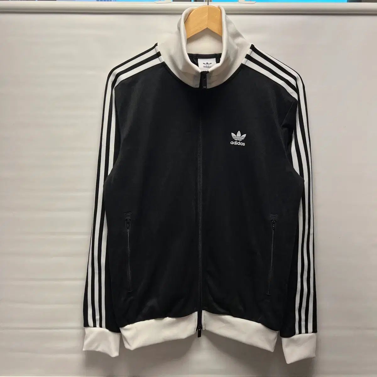 正規品/M adidas アディダス BECKENBAUER(ベッケンバウアー) オレオ ブラック トラックジャージ/ジャージ