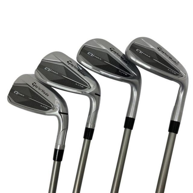 【中古】 テーラーメイド Qi MAX LITE 5S アイアンセット IR AIR SPEEDER TM(Qi35 IR) (フレックスSR) メンズ 男性用 右利き 右用 Bランク ゴルフクラブ