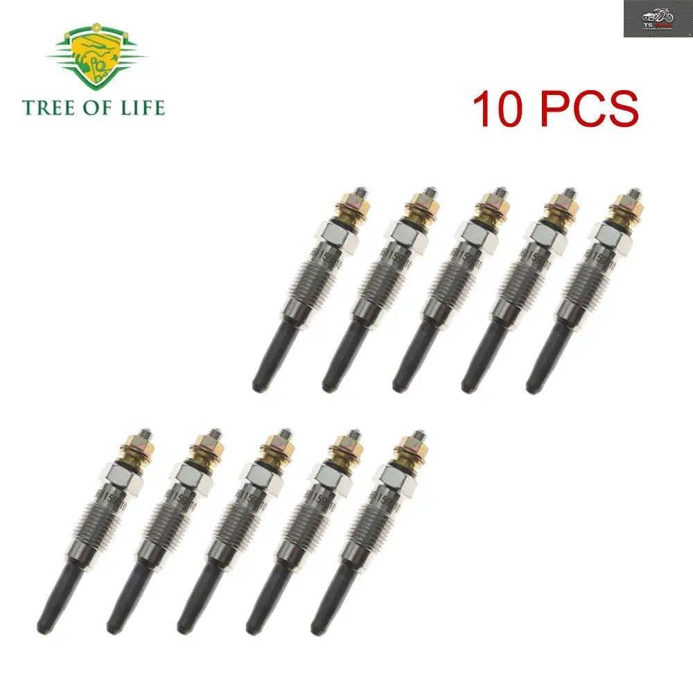 1/2/5/10 66115931A1 DIESEL GLOW PLUGS MERCEDES-BENZ MB VAN MB100 MB140 5CYL 2.9L OM600 1999 - 02-2005 6611593101