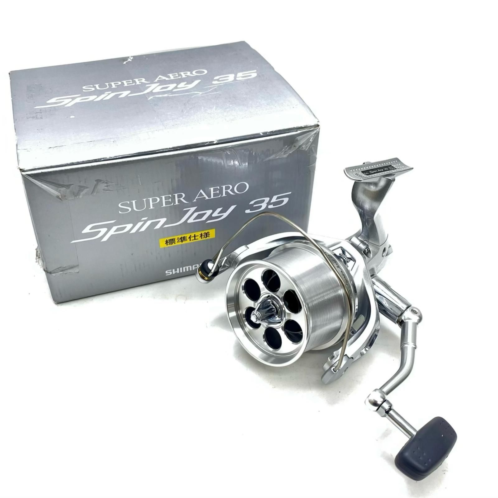 SHIMANO シマノ スピニングリール 14 スーパーエアロ スピンジョイ35 標準仕様 箱・スプール付