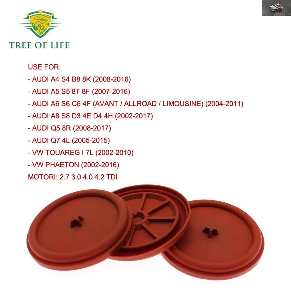 2/5/10 OIL SEPARATOR REPAIR KIT DIAPHRAGM MEMBRANE VW AUDI 2.7 3.0TDI 057103495 057103495L 057103495M 057103495N 057103495C